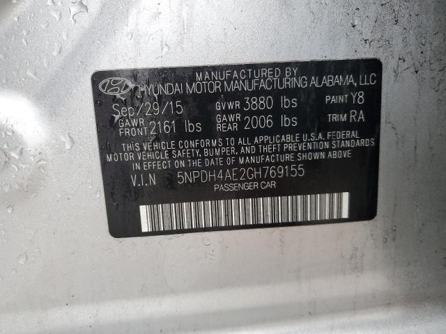 2016 HYUNDAI ELANTRA SE - 5NPDH4AE2GH769155
