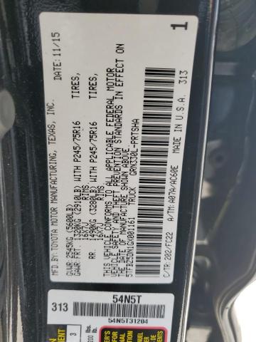 2016 Toyota Tacoma Double Cab VIN: 5TFBZ5DN1GX001161 Lot: 40806934