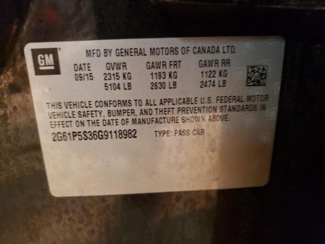 2016 CADILLAC XTS PREMIU - 2G61P5S36G9118982