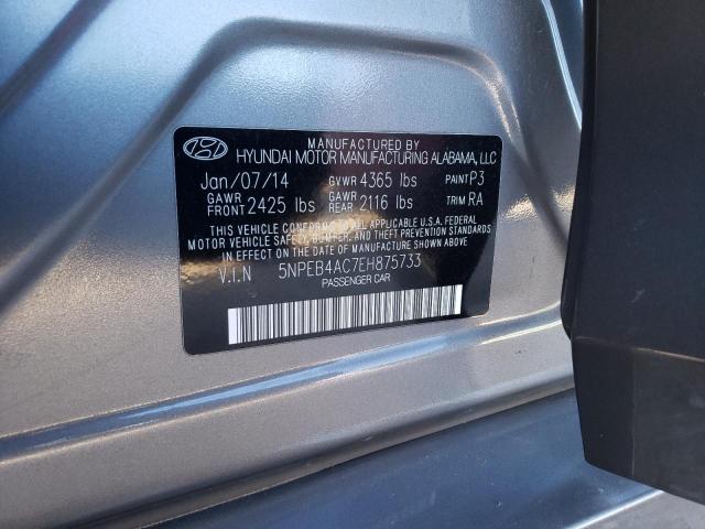 5NPEB4AC7EH875733 | 2014 HYUNDAI SONATA GLS