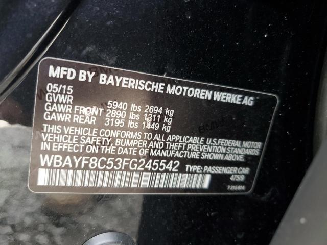 VIN WBAYF8C53FG245542 2015 BMW 7 Series, 750 Lxi no.12