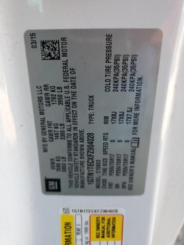 2015 GMC SIERRA C15 1GTN1TECXFZ904028
