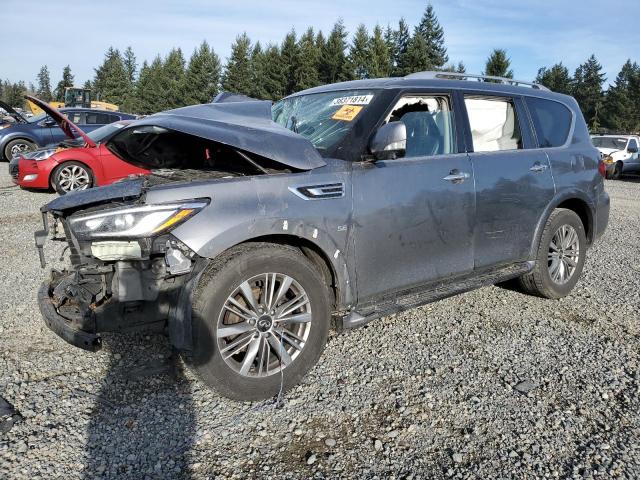 Lot #2536061922 2020 INFINITI QX80 LUXE salvage car