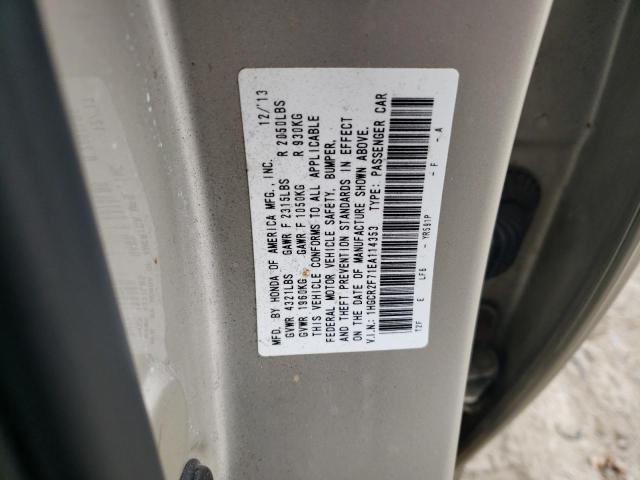 1HGCR2F71EA114353 | 2014 HONDA ACCORD EX