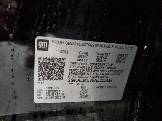 VIN 3GKALMEV6NL111416 2022 GMC Terrain, Sle no.14