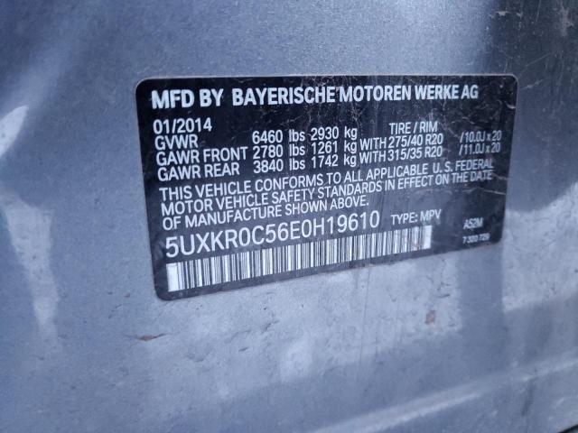 VIN 5UXKR0C56E0H19610 2014 BMW X5, Xdrive35I no.12