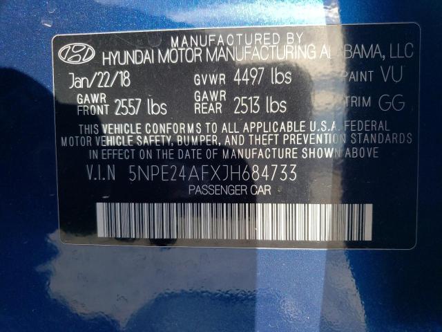 2018 HYUNDAI SONATA SE - 5NPE24AFXJH684733