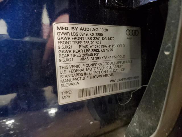 WA1LXAF75MD018862 2021 AUDI Q7, photo no. 13