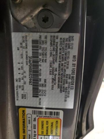 3FA6P0HR8ER224462 | 2014 FORD FUSION SE