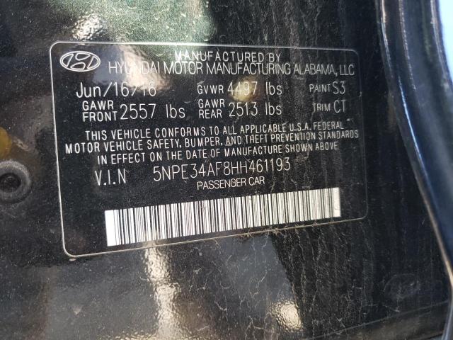 5NPE34AF8HH461193 | 2017 HYUNDAI SONATA SPO