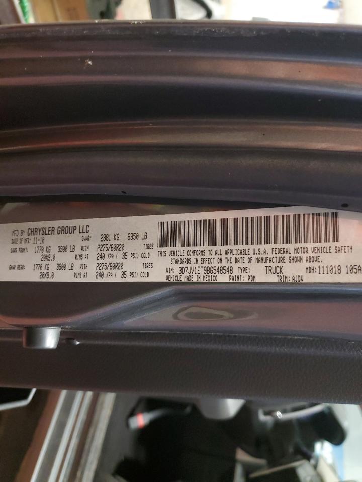 3D7JV1ET9BG548548 2011 Dodge Ram 1500