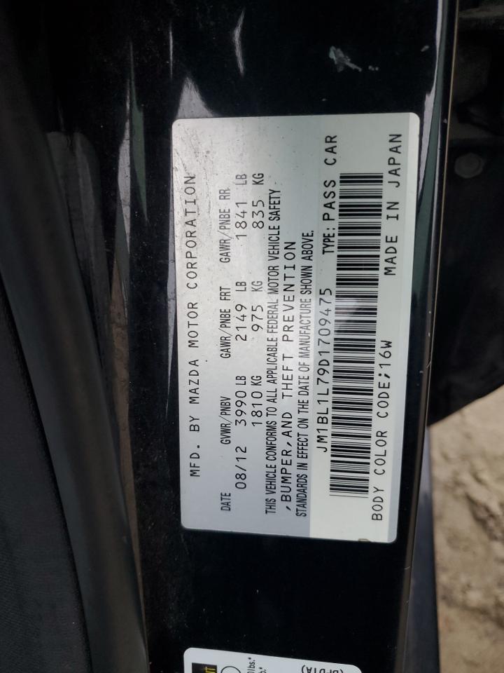 JM1BL1L79D1709475 2013 Mazda 3 I