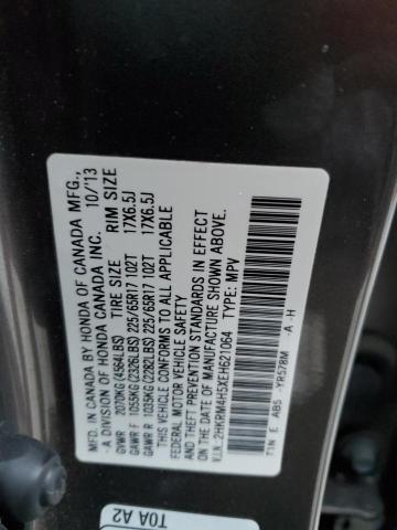 2HKRM4H5XEH621064 | 2014 HONDA CR-V EX