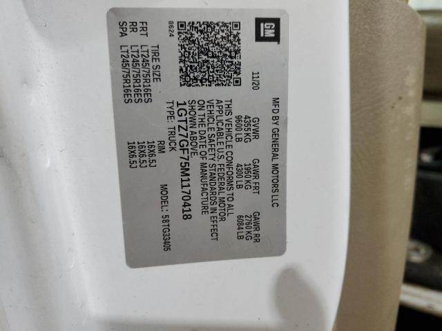 2021 GMC SAVANA G35 1GTZ7GF75M1170418