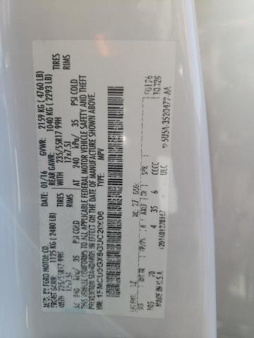 2016 FORD ESCAPE SE 1FMCU9GX6GUC20606