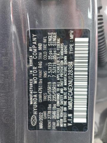 2022 HYUNDAI TUCSON N L KM8JFCAEXNU128384