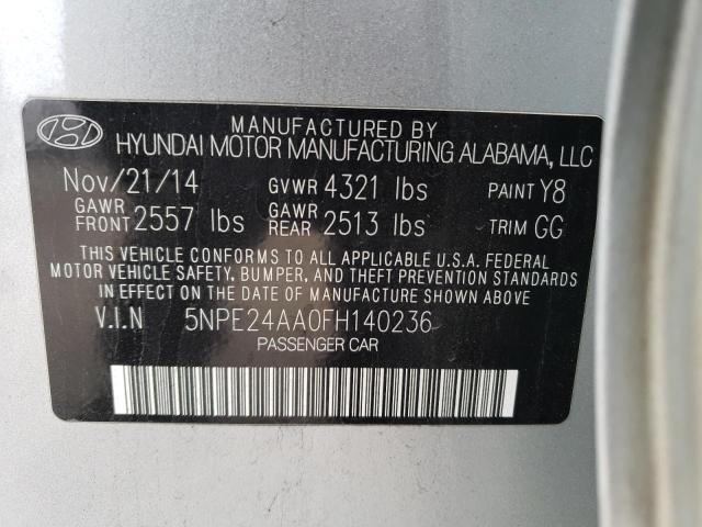 2015 HYUNDAI SONATA ECO - 5NPE24AA0FH140236