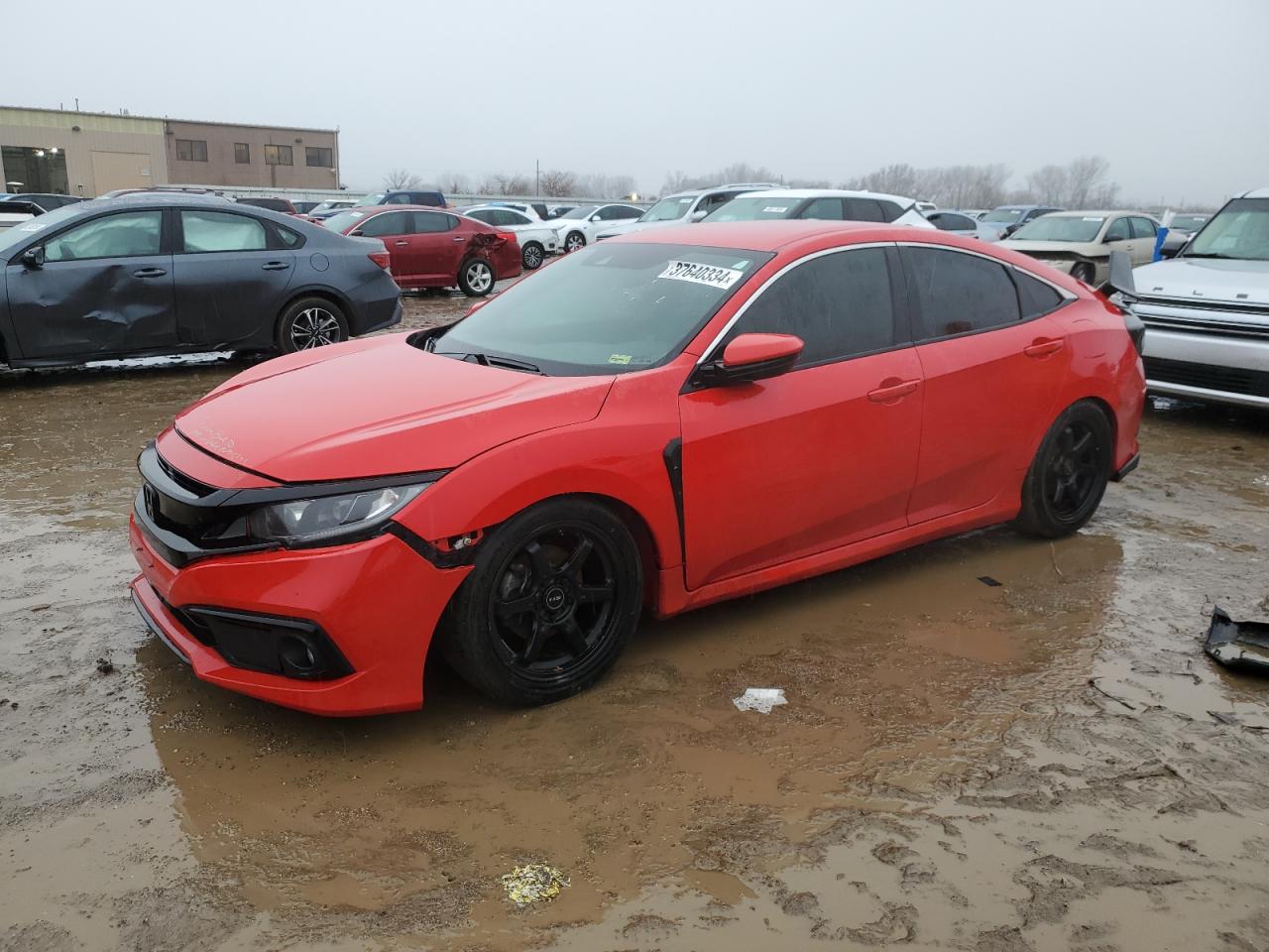 2HGFC2F8XKH524282 2019 Honda Civic Sport