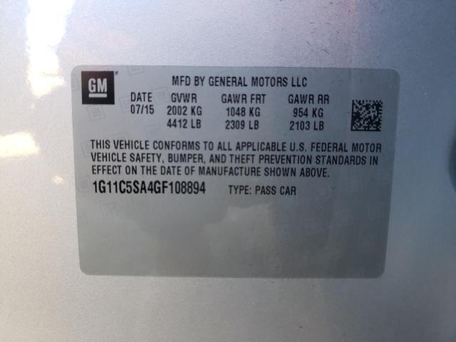 2016 CHEVROLET MALIBU  LT - 1G11C5SA4GF108894