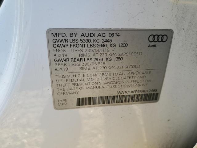 WA1CFAFP5FA012468 2015 AUDI Q5, photo no. 13