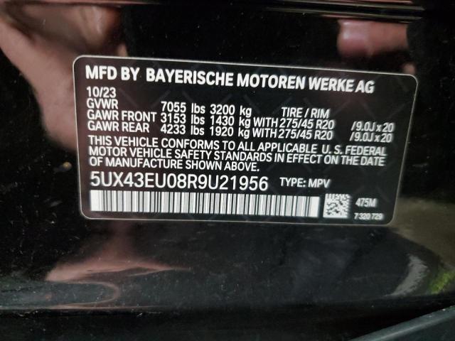 5UX43EU08R9U21956 | 2024 BMW X5 XDRIVE5