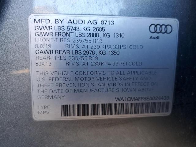 WA1CMAFP8EA024439 2014 AUDI Q5, photo no. 14