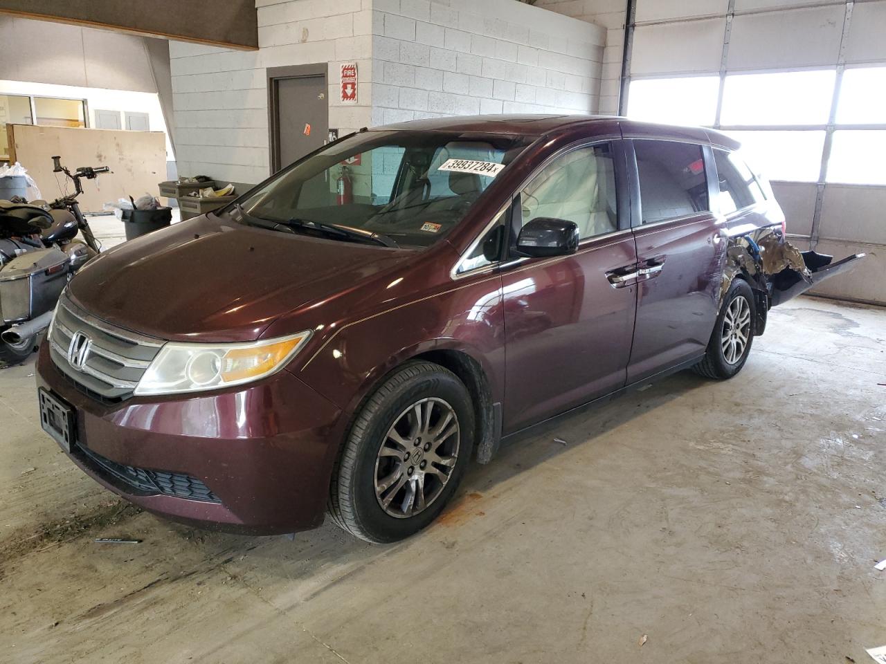 5FNRL5H68CB040093 2012 Honda Odyssey Exl