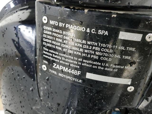 2007 VESPA LX 150 ZAPM448F175010523