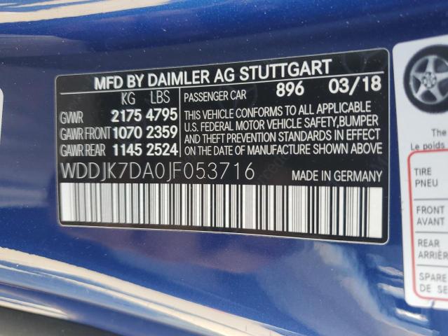 2018 MERCEDES-BENZ SL 550 - WDDJK7DA0JF053716