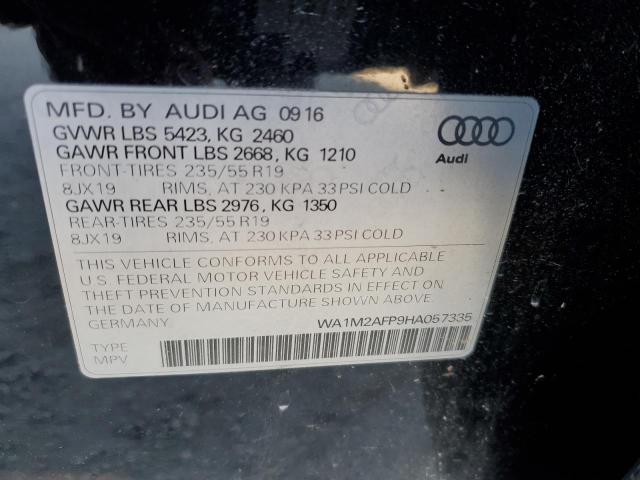 VIN WA1M2AFP9HA057335 2017 Audi Q5, Premium Plus no.14