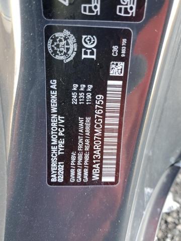 2021 BMW M440XI WBA13AR07MCG76759
