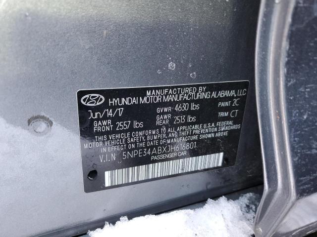 5NPE34ABXJH616801 | 2018 HYUNDAI SONATA SPO