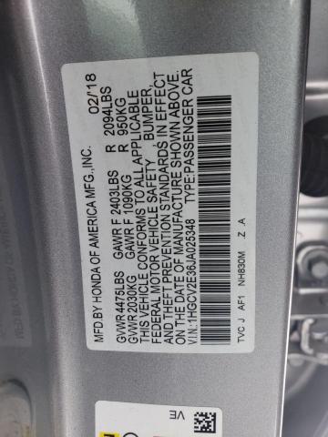 1HGCV2E36JA025348 | 2018 HONDA ACCORD SPO