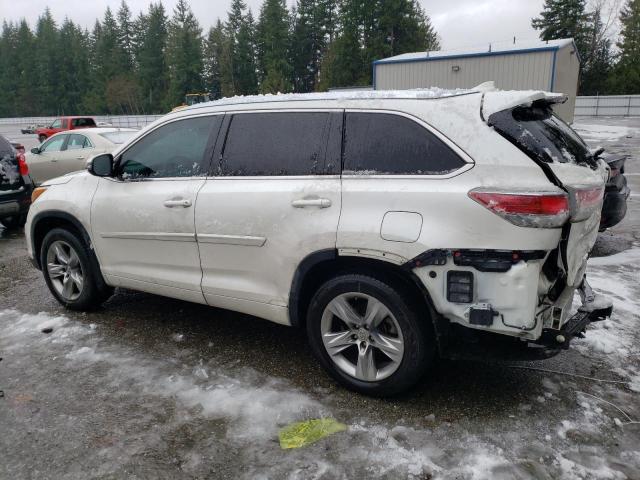 VIN 5TDDKRFH9ES019602 2014 Toyota Highlander, Limited no.2