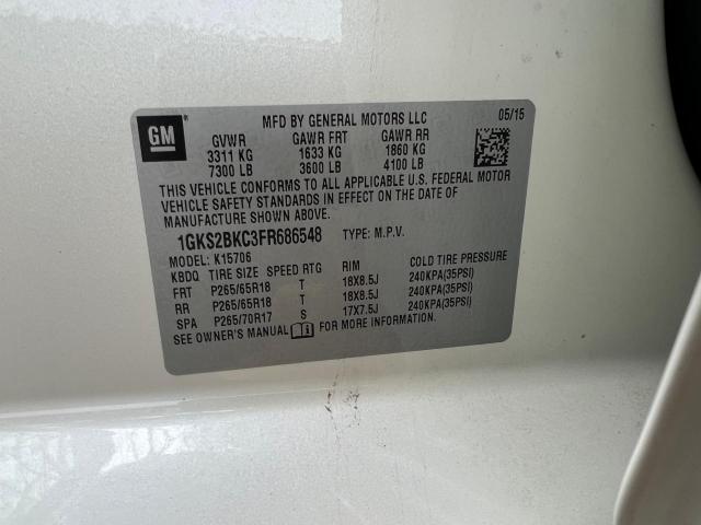 2015 GMC YUKON SLT 1GKS2BKC3FR686548
