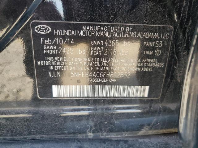 5NPEB4AC6EH892832 | 2014 HYUNDAI SONATA GLS