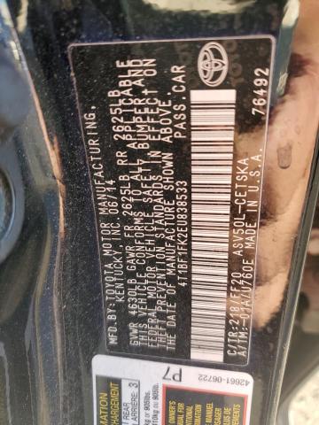 VIN 4T1BF1FK2EU838533 2014 Toyota Camry, L no.13