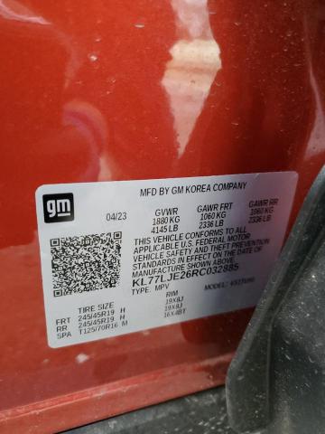2024 CHEVROLET TRAX 2RS - KL77LJE26RC032885