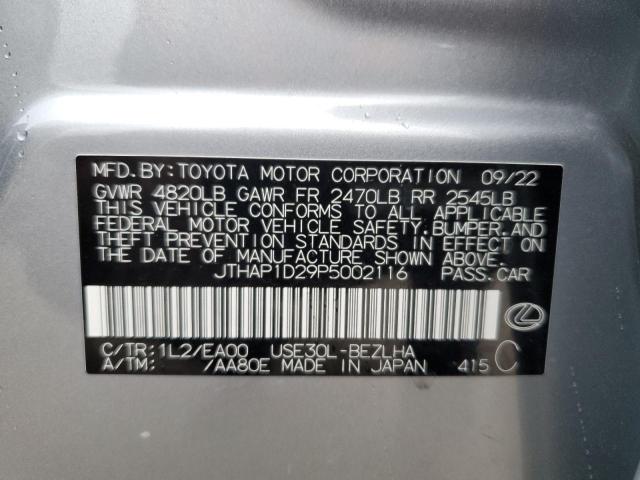 2023 LEXUS IS 500 F S - JTHAP1D29P5002116