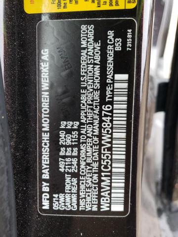Кросовери BMW X1 2015 Чорний