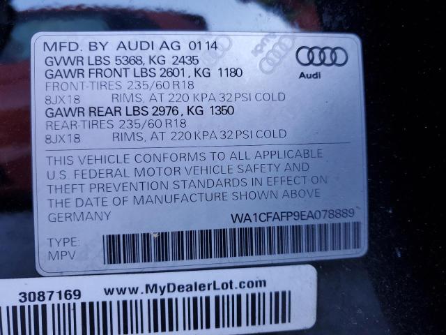 VIN WA1CFAFP9EA078889 2014 Audi Q5, Premium no.12