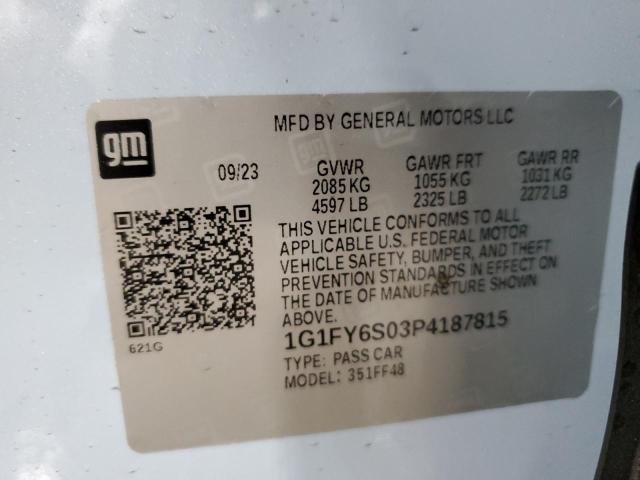 2023 CHEVROLET BOLT EUV L 1G1FY6S03P4187815