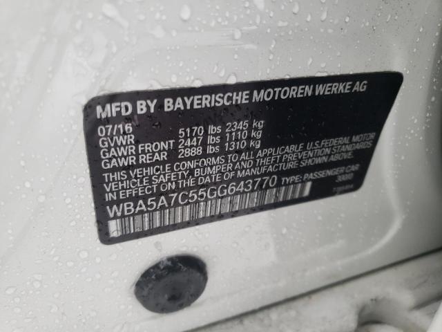 2016 BMW 528 XI - WBA5A7C55GG643770
