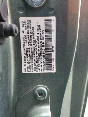 2004 Honda Element Ex VIN: 5J6YH28584L014914 Lot: 37521644