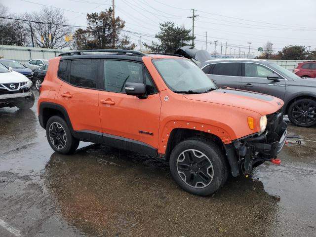 Vin: zaccjbcb6hpe91165, lot: 38970204, jeep renegade trailhawk 20174