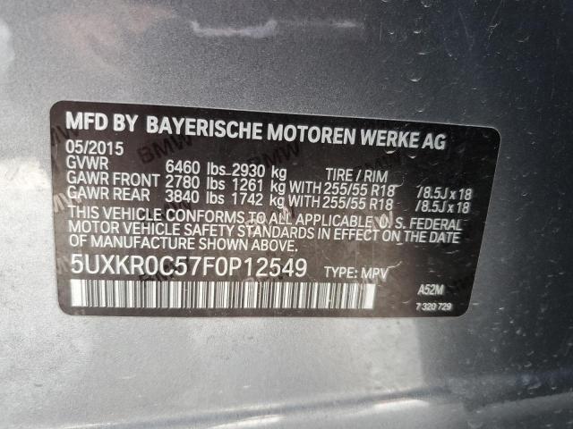 5UXKR0C57F0P12549 2015 BMW X5, photo no. 14