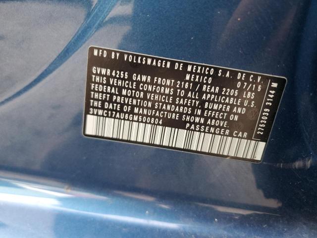 2016 VOLKSWAGEN GOLF SPORT - 3VWC17AU6GM500804