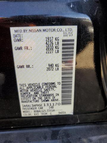 VIN 2HGFC2F65LH525128 2016 NISSAN ALTIMA no.13