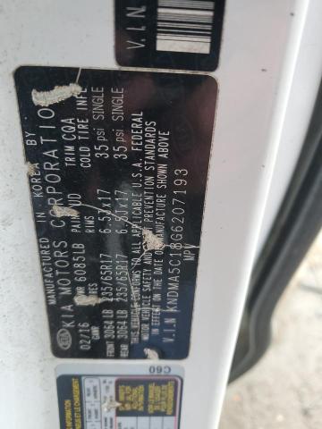 2016 KIA SEDONA L - KNDMA5C18G6207193