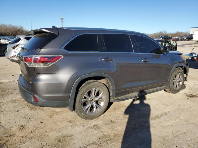 VIN 5TDKKRFH9ES030851 2014 Toyota Highlander, Xle no.3